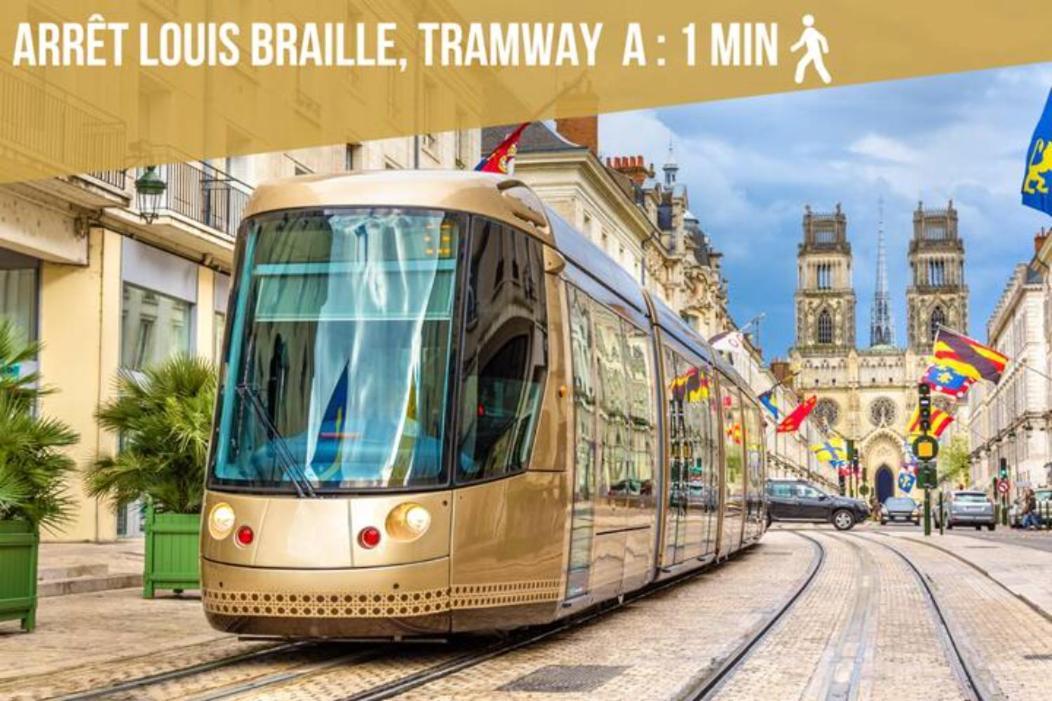 T2 Gare + Parking Appartamento Orléans Esterno foto