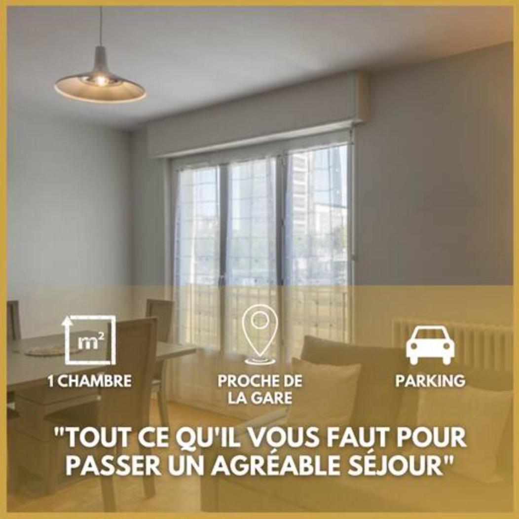 T2 Gare + Parking Appartamento Orléans Esterno foto